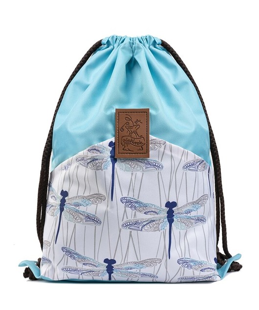 Plecak Worek z kodury BlUE DRAGONFLY aleWorek