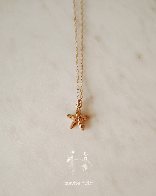 złote naszyjniki Naszyjnik Starfish Gold