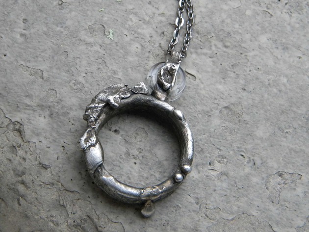 biżuteria męska Szklane opony  - naszyjnik