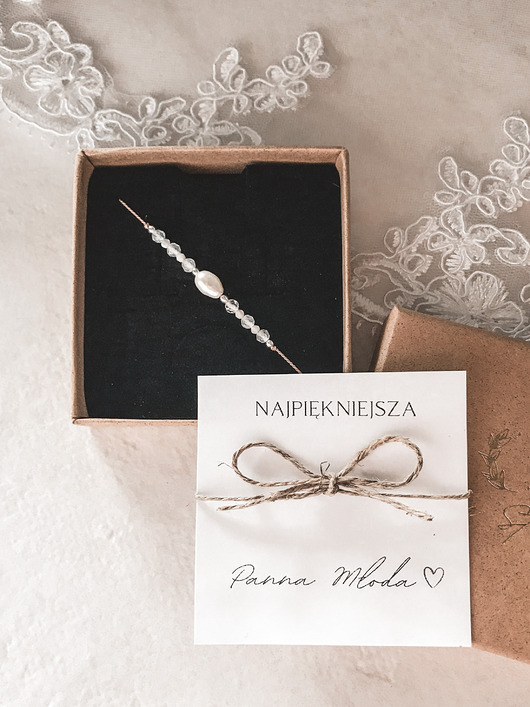 bransoletki z kamieni naturalnych Bransoletka Wave prezent Panna Młoda wieczór panieński