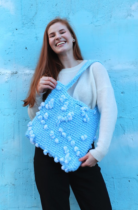 torby na ramię Baby blue torebka  - Mawki