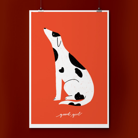 grafiki i ilustracje Good Boy, Good Girl  print  A3, A2