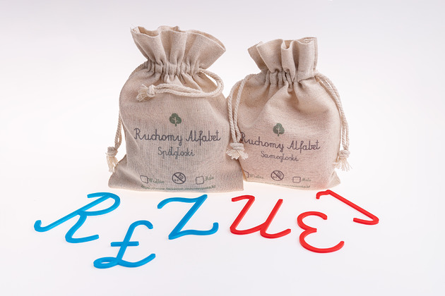 gry edukacyjne dla dzieci Ruchomy alfabet wielkie litery