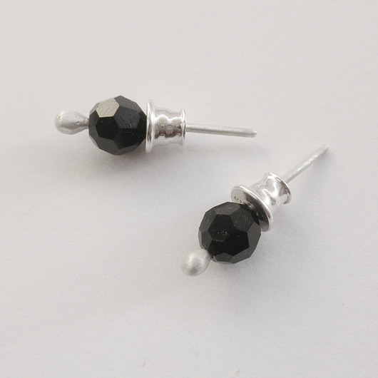 kolczyki z kamieniami Kolczyki OKRĄG