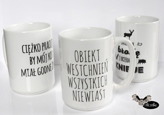 Obiekt westchnień wszystkich niewiast, kubek Sowia Aleja