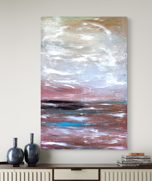 obrazy Obraz abstrakcja ręcznie malowany