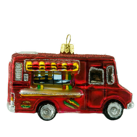 Bombka Food Truck czerwony baubles