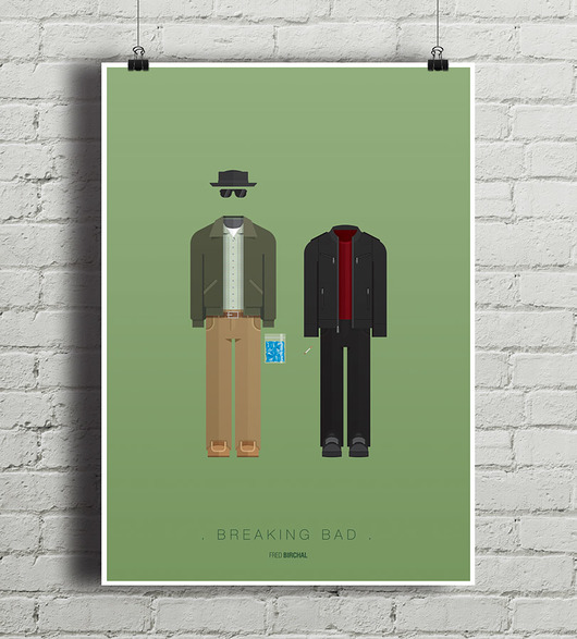 Breaking Bad - plakat minimalmill
