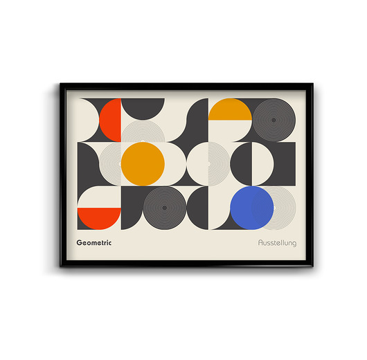 plakaty Plakat Bauhaus Geometry No.2