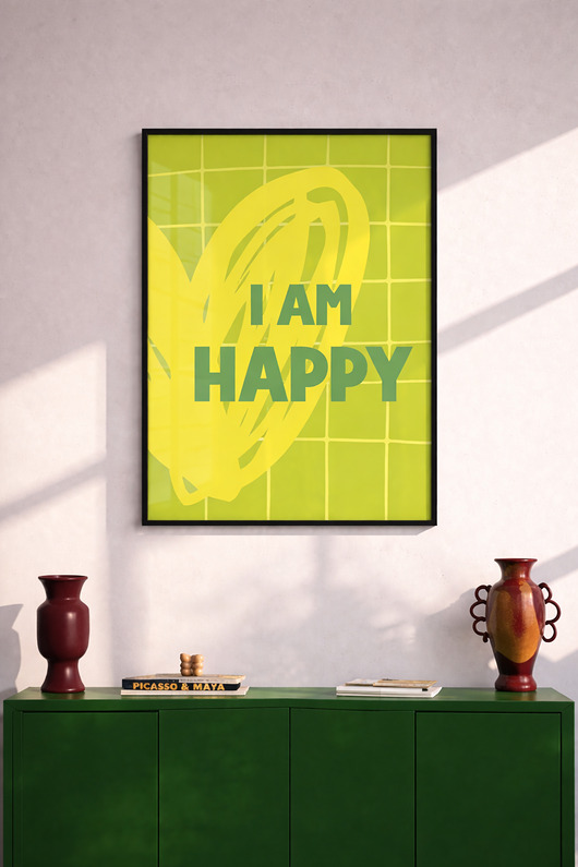 plakaty Plakat  I am happy