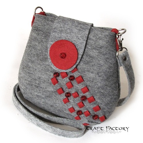 Red Plait - torebka na ramię Craft Factory