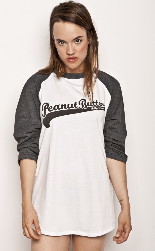 baseball longsleeves zeros/dark grey Peanut Butter Jelly Time