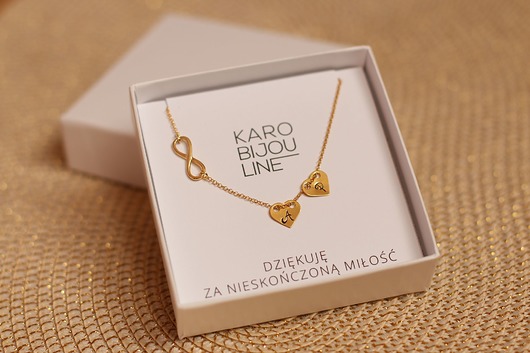 Dla ukochanej osoby, personalizowany naszyjnik KaroBijouLine