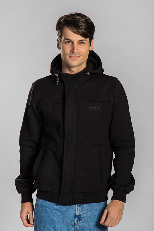 bluzy męskie SLOGAN Impuls bluza męska black