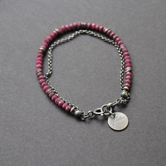 bransoletki z kamieni naturalnych Rubinowa Waleria