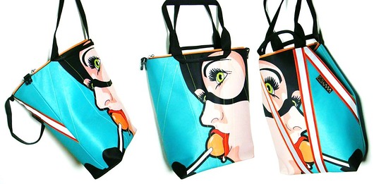 1020 art MIMA bag UNI & Szymon Kurpiewski print MIMAbags