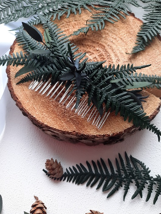 do włosów różne Grzebyk do włosów z paproci