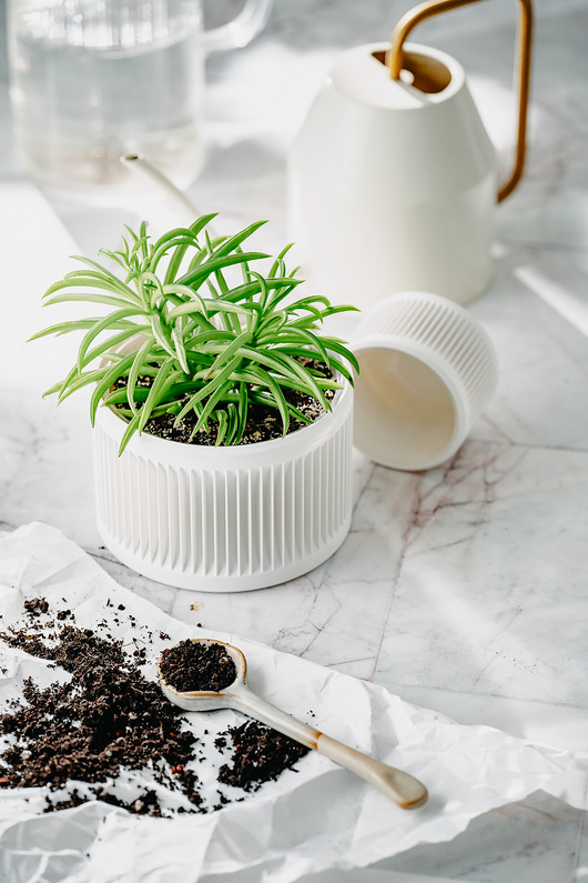 doniczki Średnia doniczka 71P02.500.WHITE / eko / zero waste / minimalizm