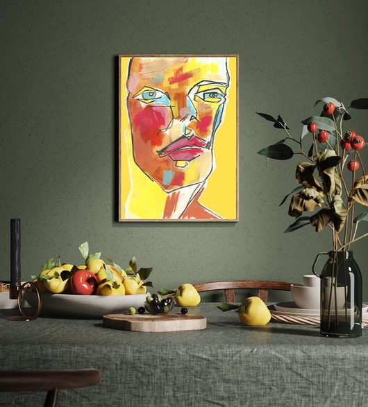 grafiki i ilustracje Yellow & Red