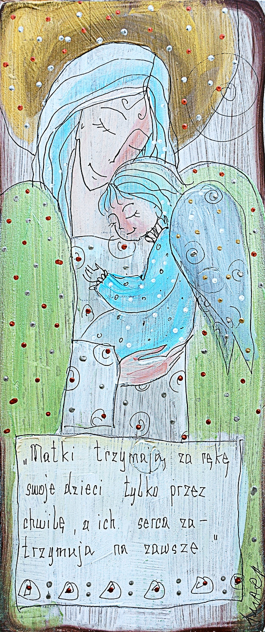 Ozdoby na ścianę Deseczka - Matki....