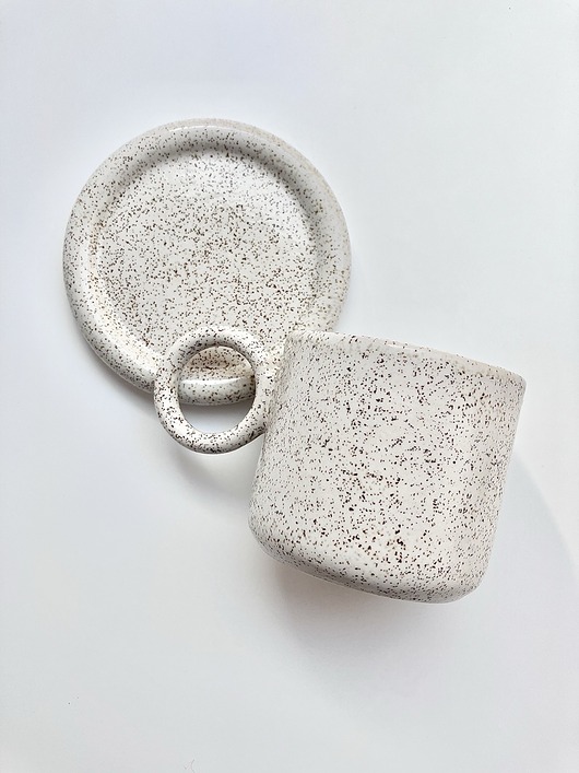 kubki Kubeczek #17+spodek /brown sugar, 300ml/ z serii Architecture