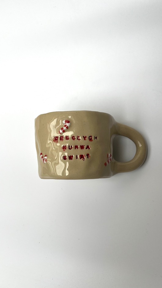 kubki Kubek świąteczny WESOŁYCH KURWA ŚWIĄT 200 ml