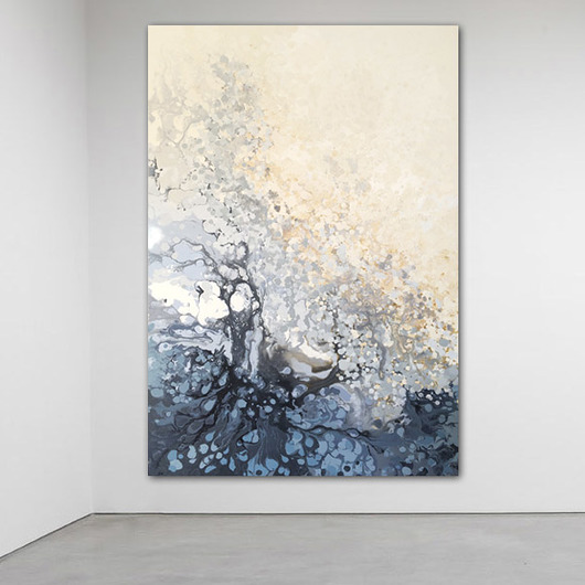 Płótno 100x140cm, obraz farbami akrylowymi Beata Jarecka