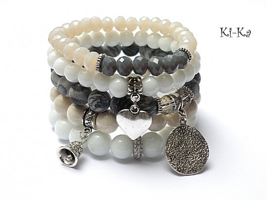 White, grey and ivory /06-2014/ - set KiKa pracownia