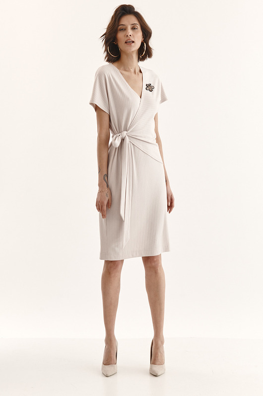 sukienki mini damskie Sukienka z wiązaniem na boku