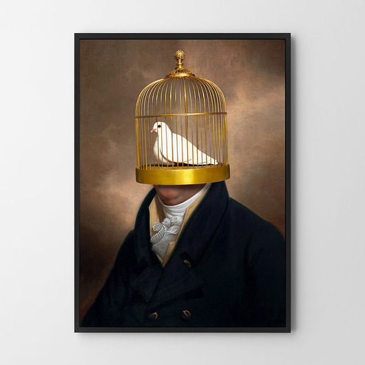 plakaty Plakat Złota klatka