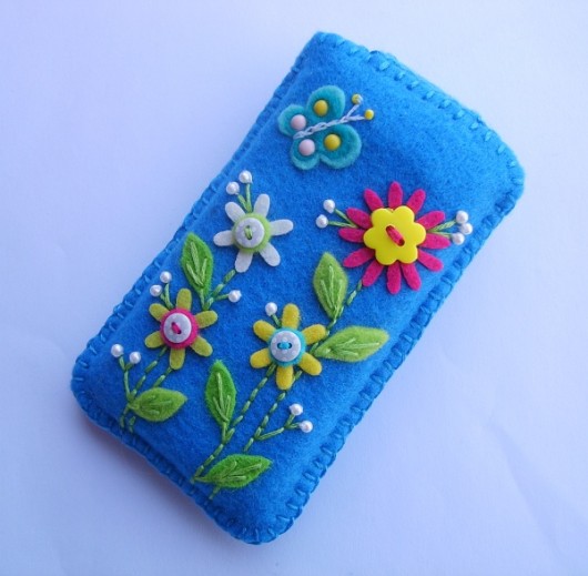 Etui na telefon Kwiaty II Tulis