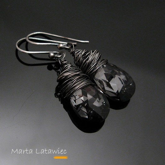 kryształ Swarovski >Black cat< Marta Latawiec