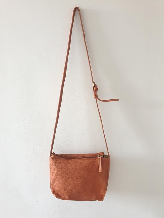 torby na ramię Torebka ze skóry na ramię, ELEGANTIA, camel