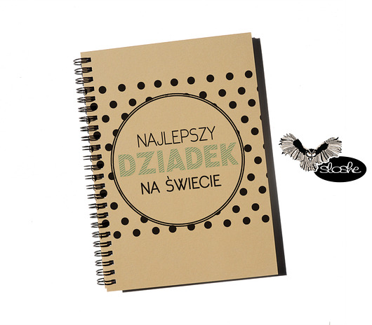 Najlepszy dziadek na świecie,  z eko  papieru Sowia Aleja