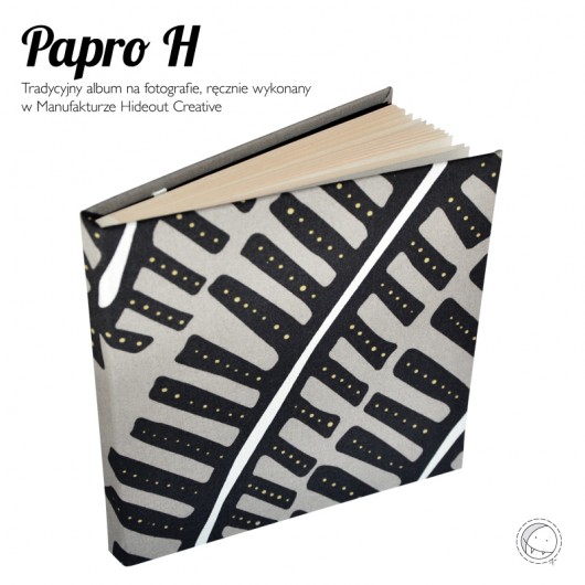 Papro H | Album na fotografie | Kremowy hideoutcreative