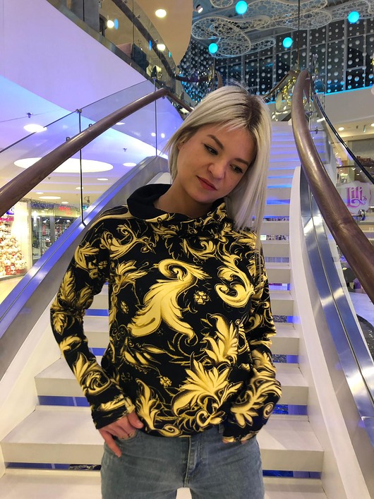 Goldy - bluza damska z kominem OKEE