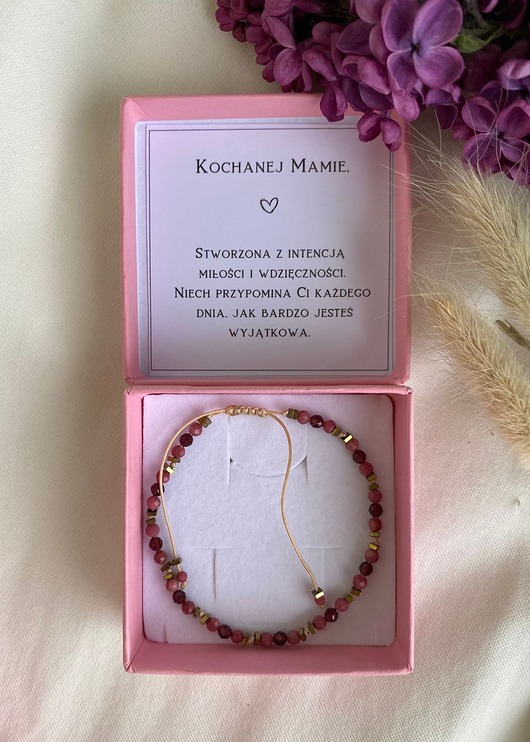 bransoletki z kamieni naturalnych Bransoletka Kochanej Mamie