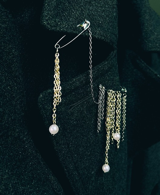 broszki Broszka artystyczna handmade srebrna biżuteria artystyczna slow fashion