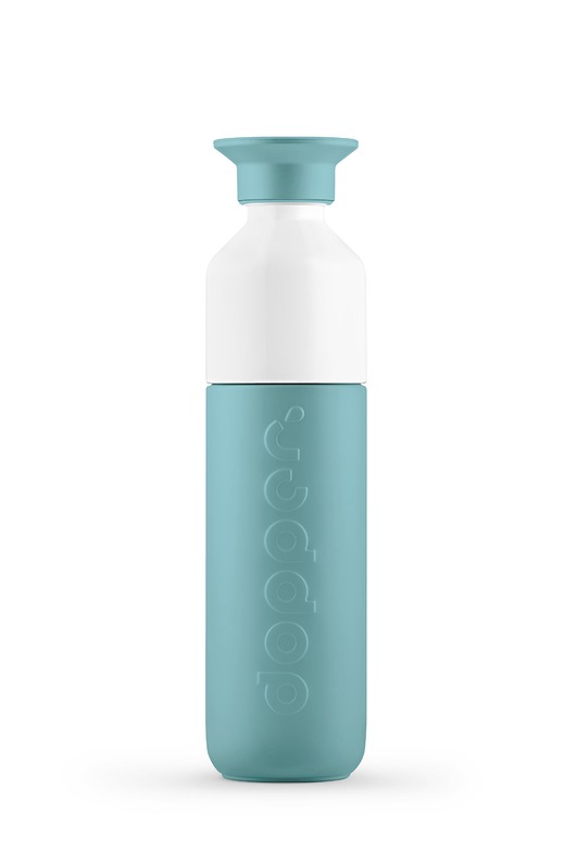 butelki wielorazowe Butelka Termiczna Dopper 350ml - Bottlenose Blue