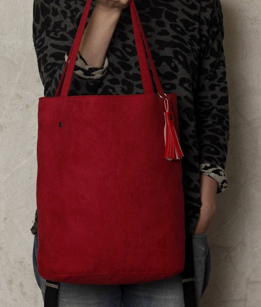 Shopper bag-malinowa hairoo