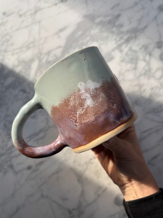 kubki i filiżanki Duży Ceramiczny Kubek Handmade 450 ml Look at the Sky