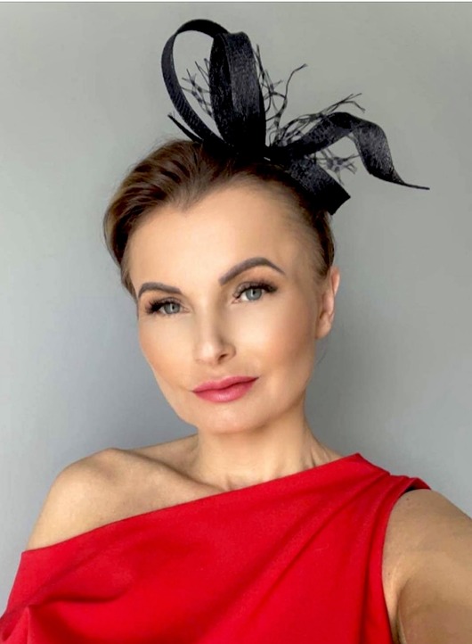 fascynatory Fascynator okazjonalny czarny /inne kolory