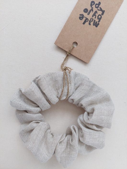 gumki do włosów Gumka do włosów 100% len naturalny