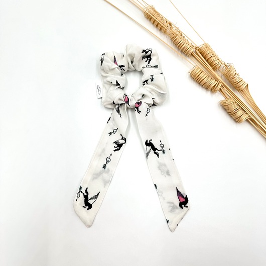 gumki do włosów Scrunchie/frotka bow Pegazy