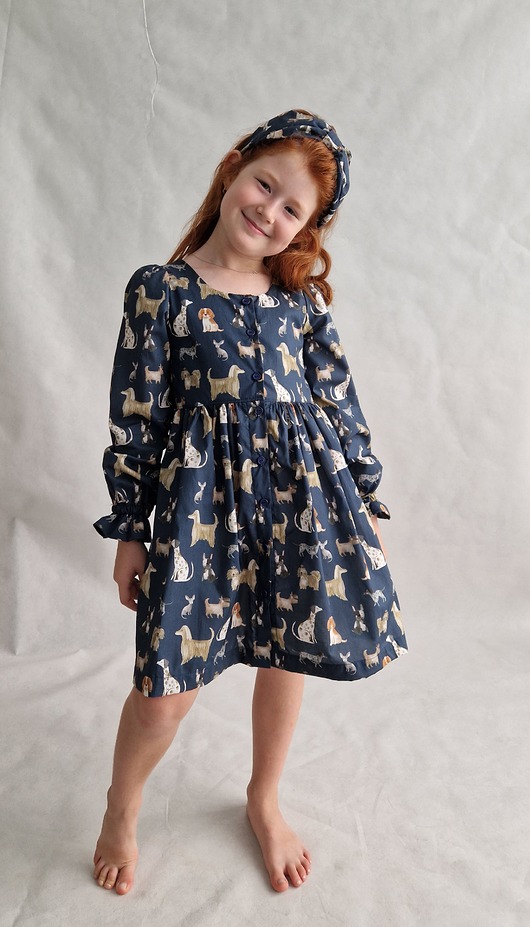 sukienki dla dziewczynki Sukienka Rosemary w pieski