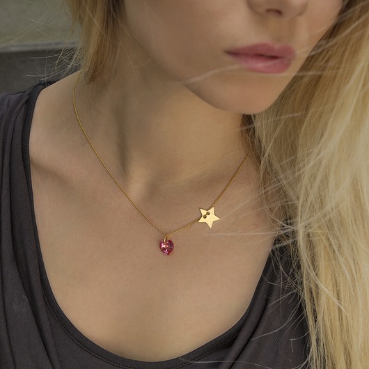 NASZYJNIK SREBRO 925 Z Z KRYSZTAŁKAMI SWAROVSKI® Coccola JEWELLERY