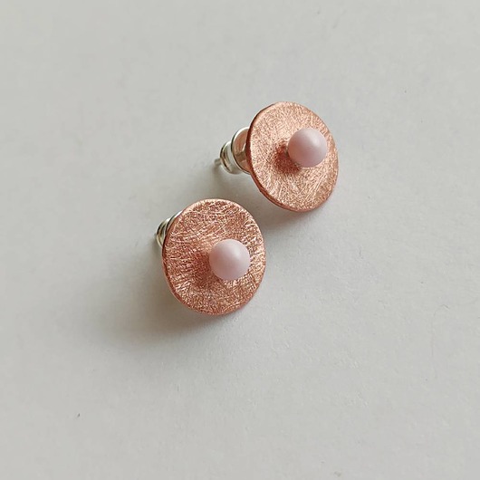 kolczyki z kamieniami Kolczyki OKRĄG