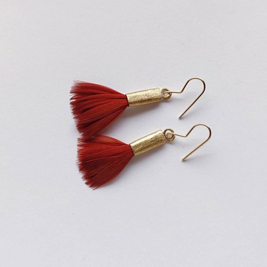 kolczyki z piórami PIÓRKO kolczyki