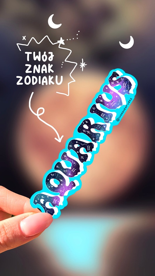 naklejki i wlepy Naklejka - Zodiak - Aquarius 
