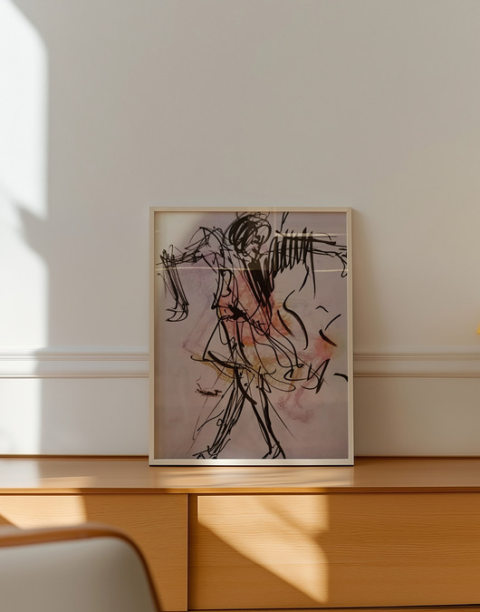 plakaty Plakat artystyczny Japandi